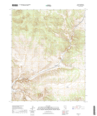 Acoma Nevada - 24k Topo Map