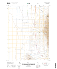 Andorno Ranch Nevada - 24k Topo Map