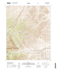 Angel Peak Nevada - 24k Topo Map