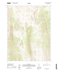 Antelope Mountain Nevada - 24k Topo Map