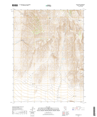 Antler Peak Nevada - 24k Topo Map