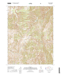 Arc Dome Nevada - 24k Topo Map