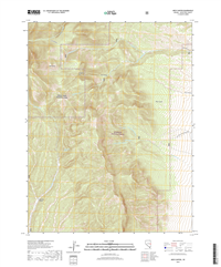 Arch Canyon Nevada - 24k Topo Map