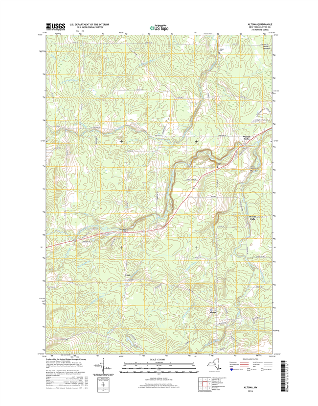 Altona New York - 24k Topo Map