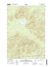 Ampersand Lake New York - 24k Topo Map