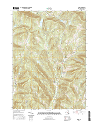 Andes New York - 24k Topo Map