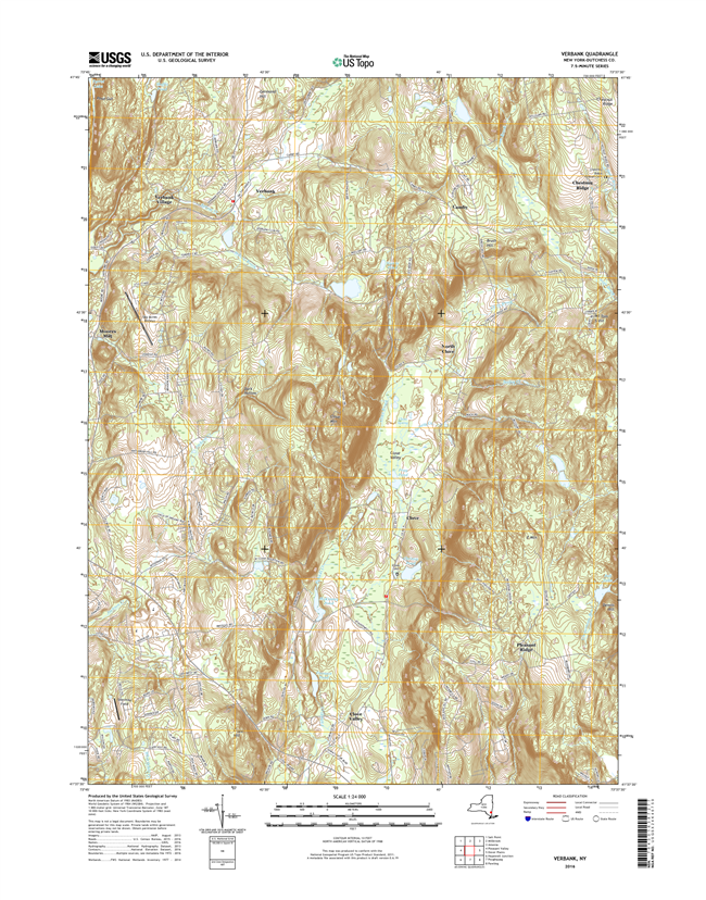 Verbank New York - 24k Topo Map