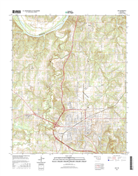 Ada Oklahoma  - 24k Topo Map