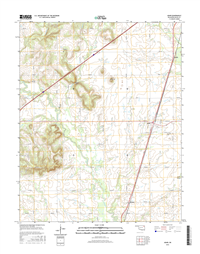Adair Oklahoma  - 24k Topo Map