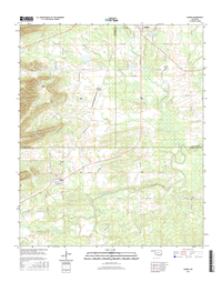 Albion Oklahoma  - 24k Topo Map