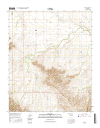 Alden Oklahoma  - 24k Topo Map