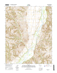 Aledo NE Oklahoma  - 24k Topo Map