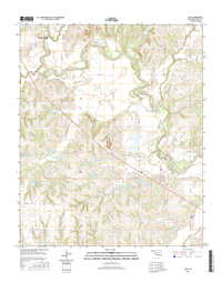 Alex Oklahoma  - 24k Topo Map