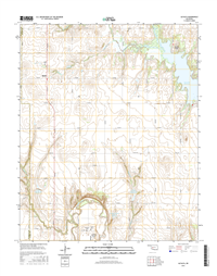 Alfalfa Oklahoma  - 24k Topo Map