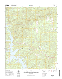 Alikchi Oklahoma  - 24k Topo Map