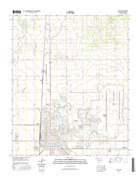 Altus Oklahoma  - 24k Topo Map