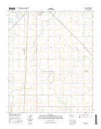 Altus SE Oklahoma  - 24k Topo Map