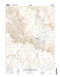 Alva Oklahoma  - 24k Topo Map