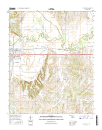 Anadarko East Oklahoma  - 24k Topo Map
