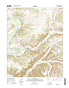 Wyandotte Oklahoma  - 24k Topo Map