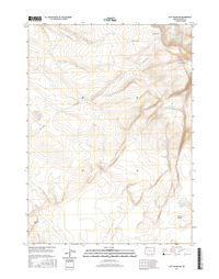 Acty Mountain Oregon  - 24k Topo Map