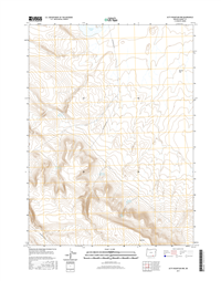 Acty Mountain NW Oregon  - 24k Topo Map