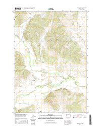 Airlie North Oregon  - 24k Topo Map