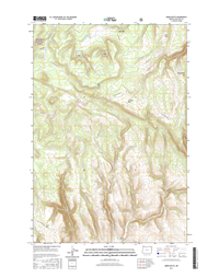 Akers Butte Oregon  - 24k Topo Map