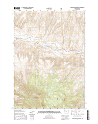 Aldrich Mountain North Oregon  - 24k Topo Map