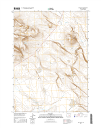 Alec Butte Oregon  - 24k Topo Map