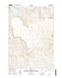 Alkali Flat Oregon  - 24k Topo Map