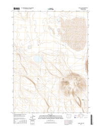 Alkali Lake Oregon  - 24k Topo Map