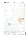 Warm Springs Butte Oregon  - 24k Topo Map