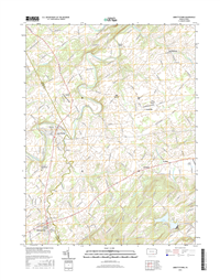 Abbottstown Pennsylvania  - 24k Topo Map