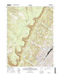 Altoona Pennsylvania  - 24k Topo Map