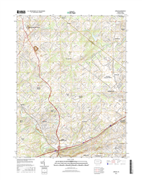 Ambler Pennsylvania  - 24k Topo Map