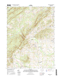 Arendtsville Pennsylvania  - 24k Topo Map