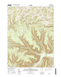 Asaph Pennsylvania  - 24k Topo Map