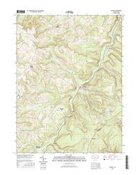 Ashville Pennsylvania  - 24k Topo Map