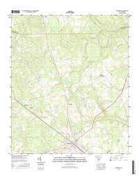 Allendale South Carolina  - 24k Topo Map