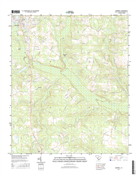Barnwell South Carolina  - 24k Topo Map