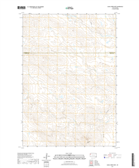 Alkali Creek West South Dakota  - 24k Topo Map