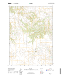 Allen South Dakota  - 24k Topo Map