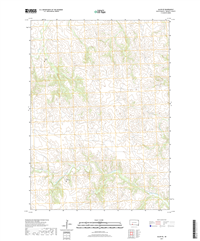 Allen SE South Dakota  - 24k Topo Map