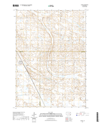 Alpena South Dakota  - 24k Topo Map