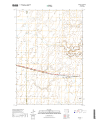 Andover South Dakota  - 24k Topo Map