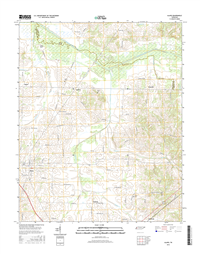 Alamo Tennessee  - 24k Topo Map