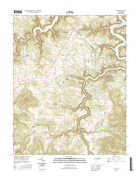 Alpine Tennessee  - 24k Topo Map