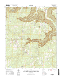 Altamont Tennessee  - 24k Topo Map