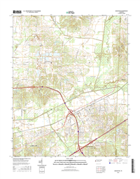 Arlington Tennessee  - 24k Topo Map